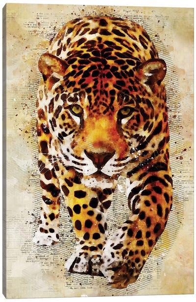 Leopard Canvas Art Print - Durro Art