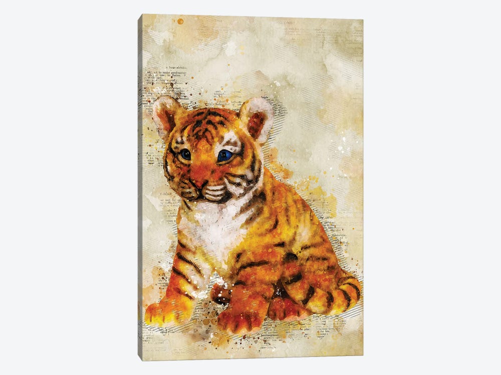Tiger by Durro Art 1-piece Canvas Wall Art