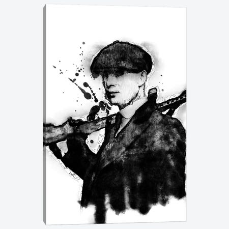 Tommy Shelby Canvas Print #DUR364} by Durro Art Art Print
