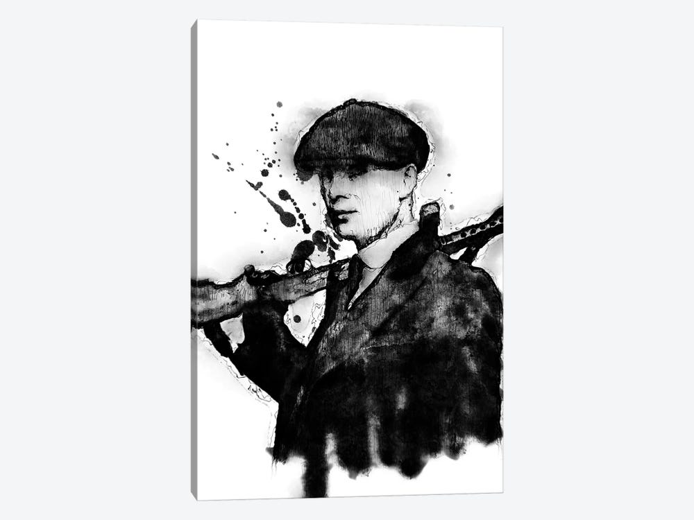Tommy Shelby by Durro Art 1-piece Canvas Artwork
