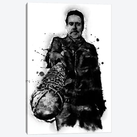 Negan Walking Dead Canvas Print #DUR365} by Durro Art Art Print