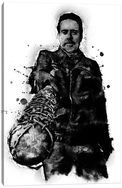 Negan Walking Dead Canvas Art Print - Durro Art