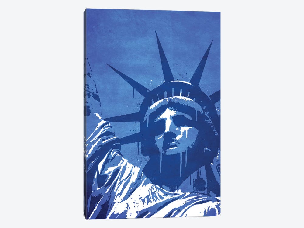 Liberty Of New York by Durro Art 1-piece Canvas Wall Art
