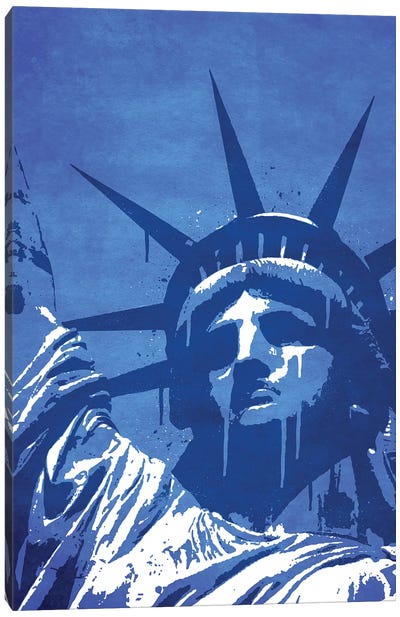Liberty Of New York Canvas Art Print - Statue of Liberty Art