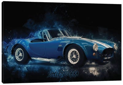 Shelby Cobra Canvas Art Print - Cars By Brand