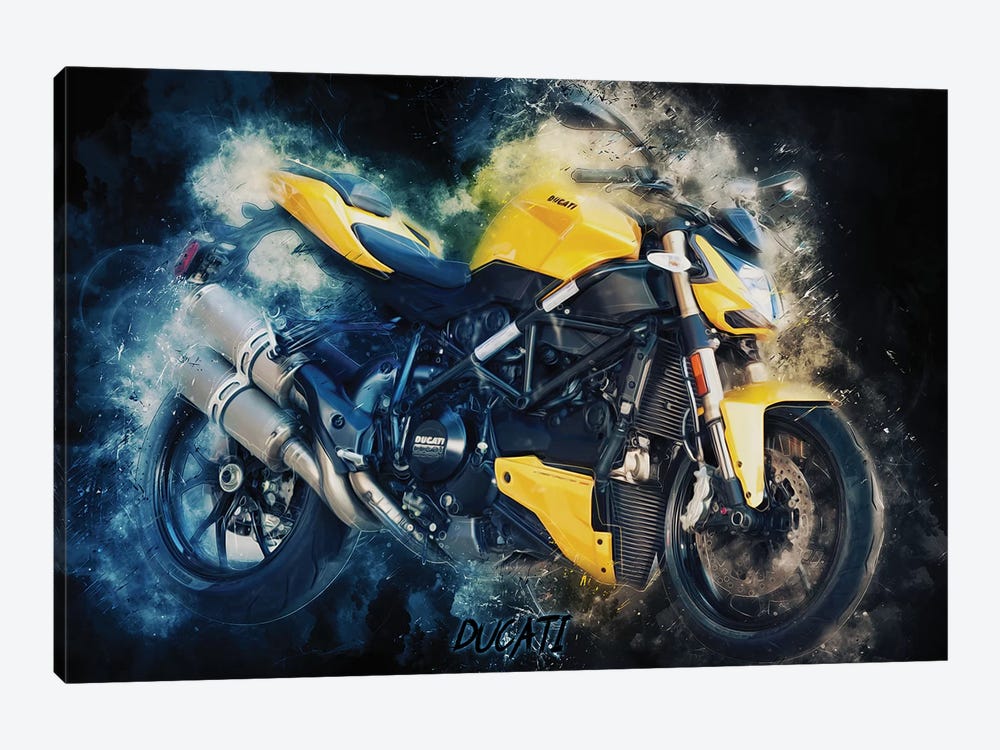 Ducati Streetfighter by Durro Art 1-piece Canvas Wall Art