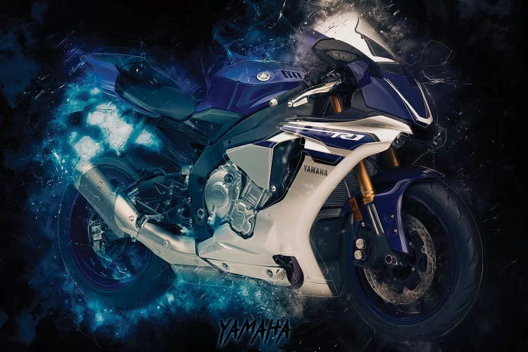 Yamaha R1 by Durro Art wall art