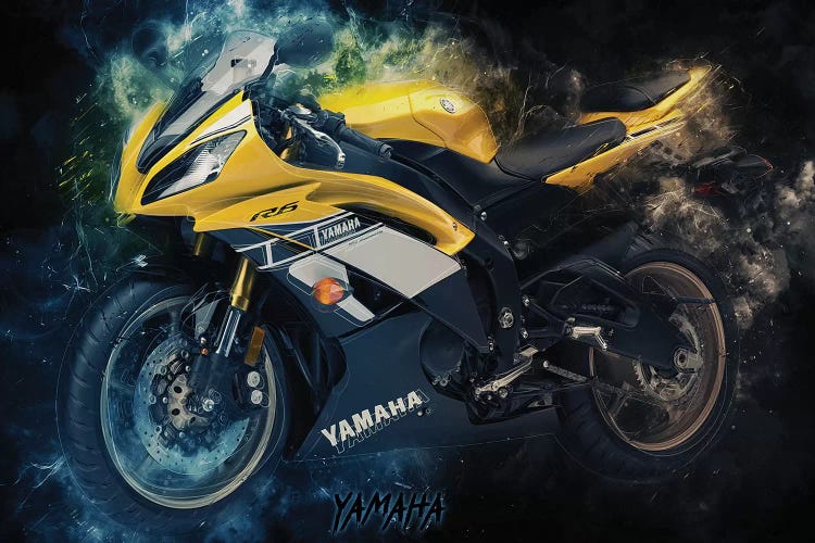 Motorcycle Poster Yamaha YZF-R6 Cobra | 2003-2008