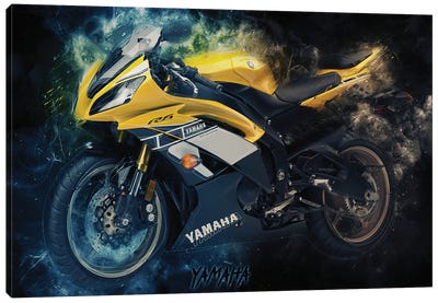 Yamaha R6 Canvas Art Print - Durro Art