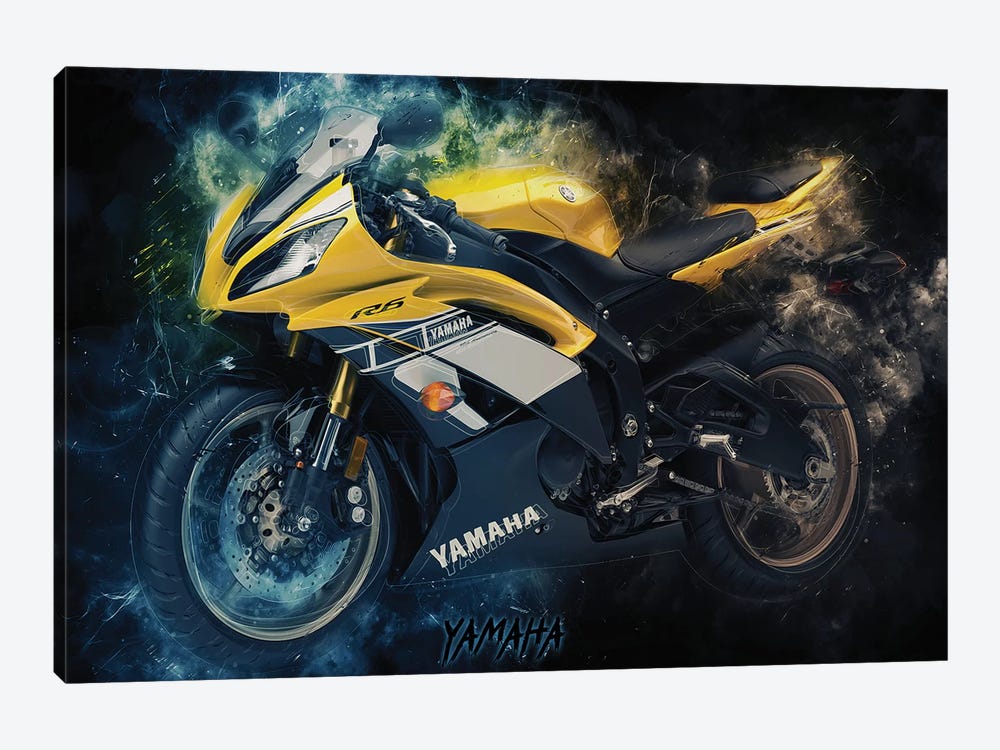 Yamaha R6 by Durro Art 1-piece Canvas Art