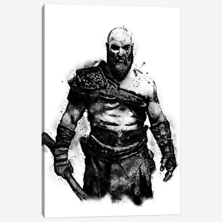 Kratos the God Canvas Print #DUR386} by Durro Art Canvas Print