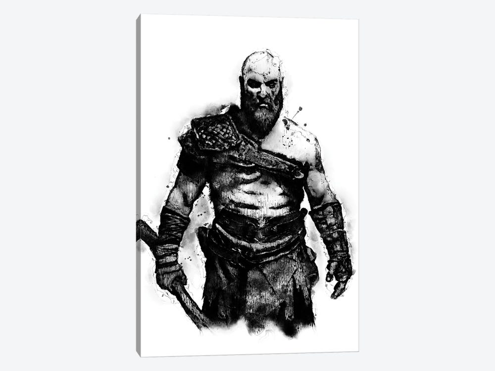 Kratos the God by Durro Art 1-piece Canvas Wall Art
