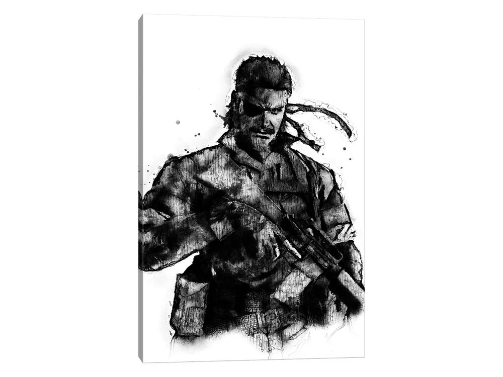 Solid Snake From Metal Gear Solid Art Print 