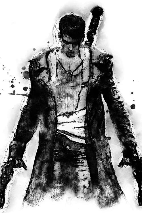 dante (devil may cry and 1 more) drawn by et.m