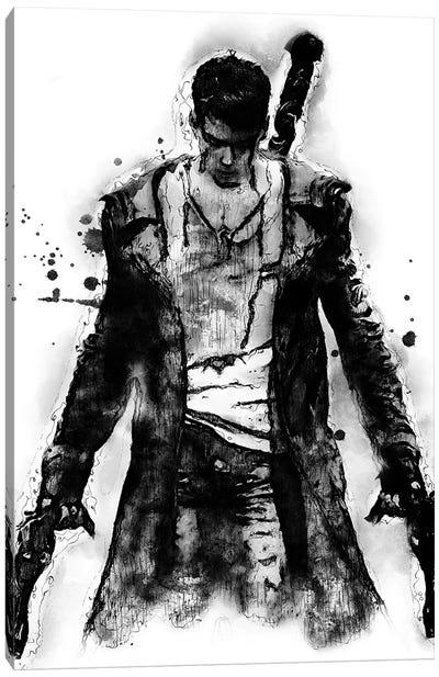 Dante Devil May Cry I Canvas Art Print - Devil May Cry