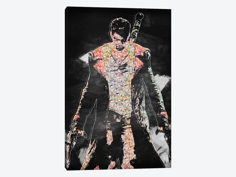 Dante Devil May Cry III by Durro Art 1-piece Canvas Art Print