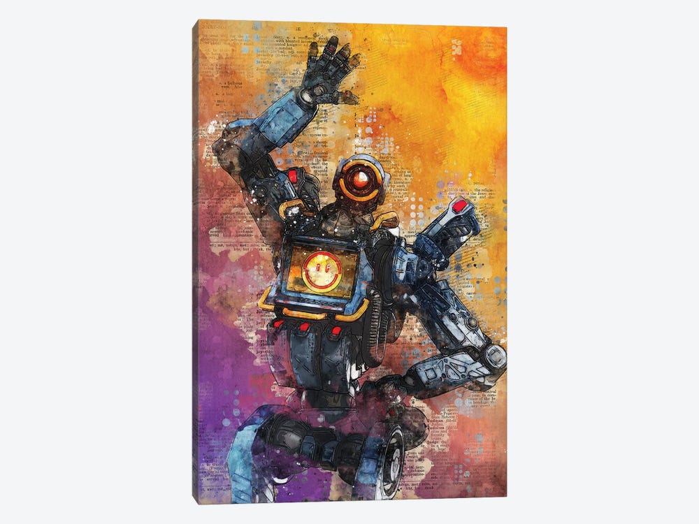 Pathfinder Watercolor by Durro Art 1-piece Canvas Print