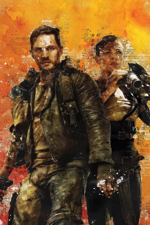 Fury Road Watercolor by Durro Art wall art