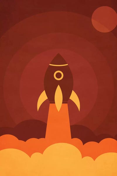 Up In The Space by Durro Art metal wall art