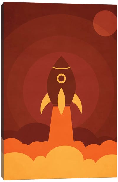 Up In The Space Canvas Art Print