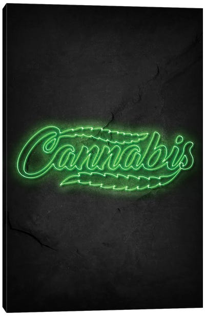 Cannabis Canvas Art Print - Marijuana Art