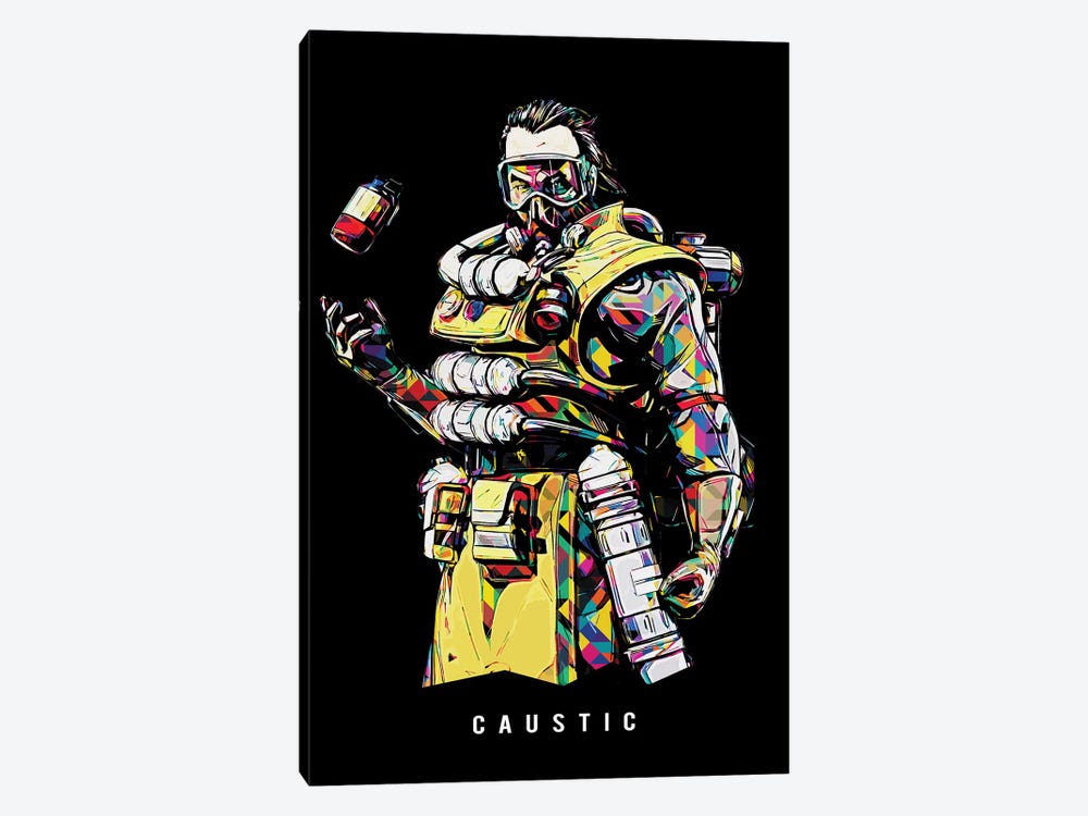 Caustic Wpap by Durro Art 1-piece Canvas Wall Art