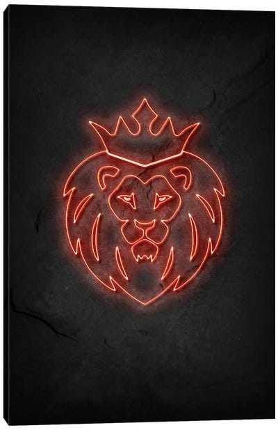 Lion King Canvas Art Print - Crown Art