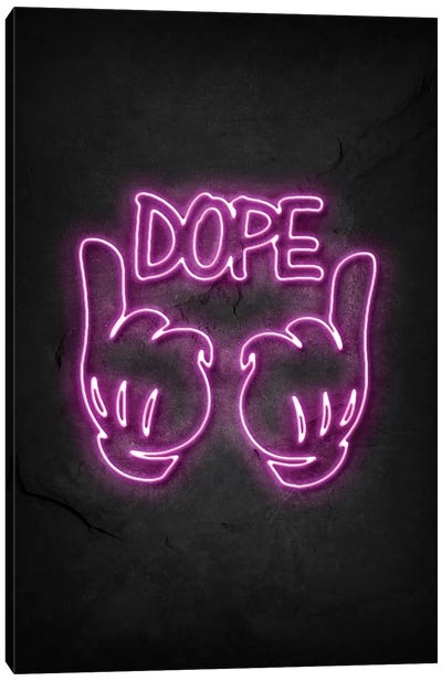 Dope 2 Canvas Art Print - A Word to the Wise