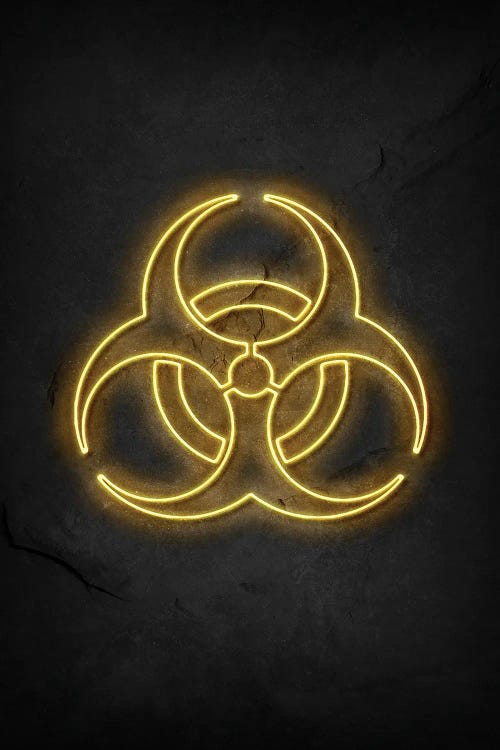 Biohazard Neon by Durro Art wall art