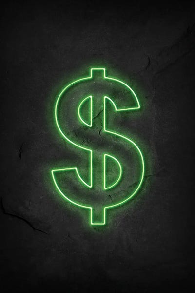 Money: Dollar Neon by Durro Art