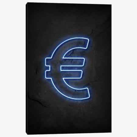 Euro Neon Canvas Print #DUR582} by Durro Art Canvas Art