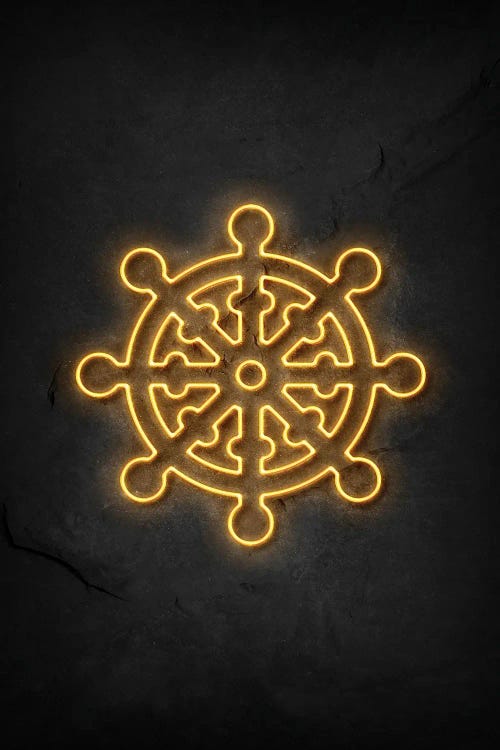 Wheel Of Dharma Neon