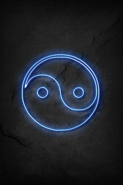 Neon: Yin Yang Neon by Durro Art