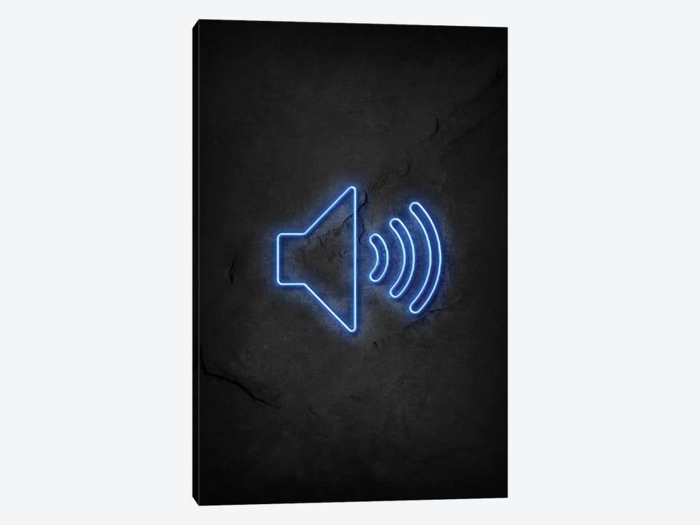 Mobile Sound Neon by Durro Art 1-piece Canvas Wall Art