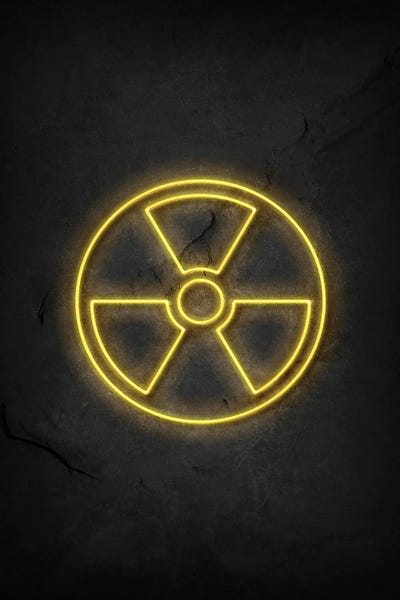 Radioactive Neon by Durro Art metal wall art