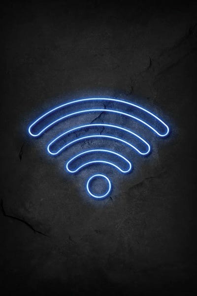 Wifi Neon by Durro Art canvas print