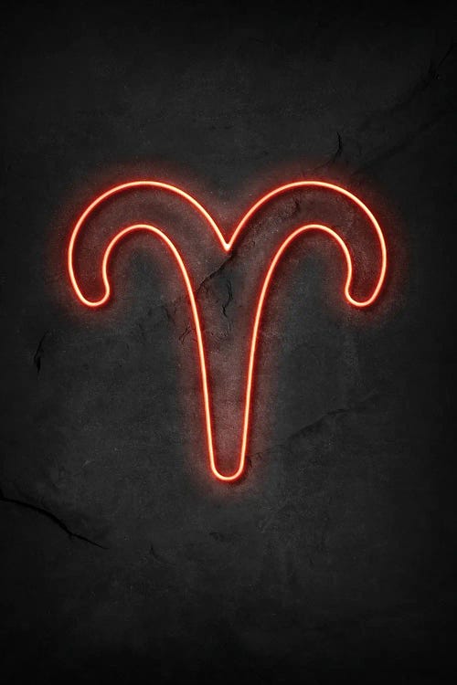 Aries Neon by Durro Art wall art