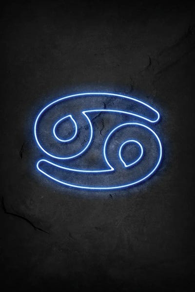 Cancer: Cancer Neon by Durro Art