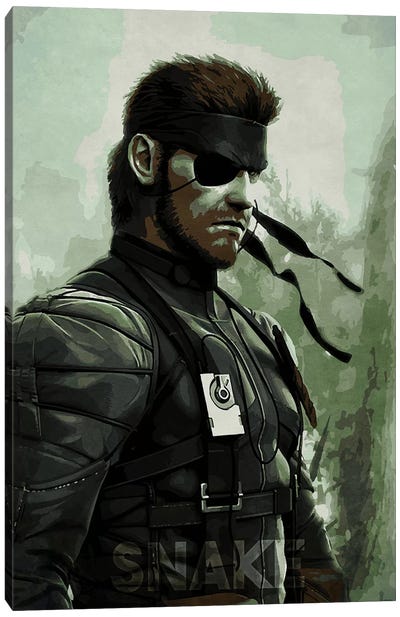 Snake Canvas Art Print - Metal Gear Solid