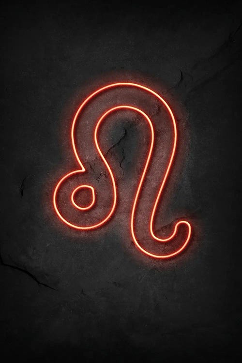 Leo Neon by Durro Art wall art