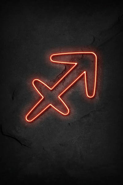 Sagittarius: Sagittarius Neon by Durro Art