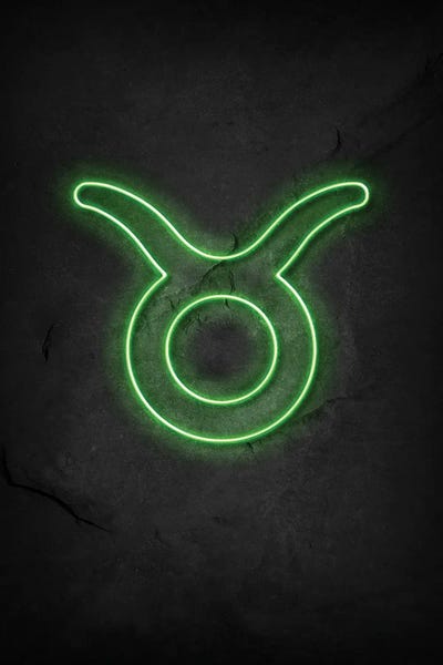 Taurus Neon by Durro Art metal wall art