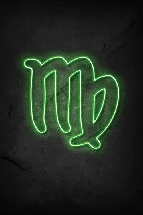 Virgo Neon by Durro Art wall art