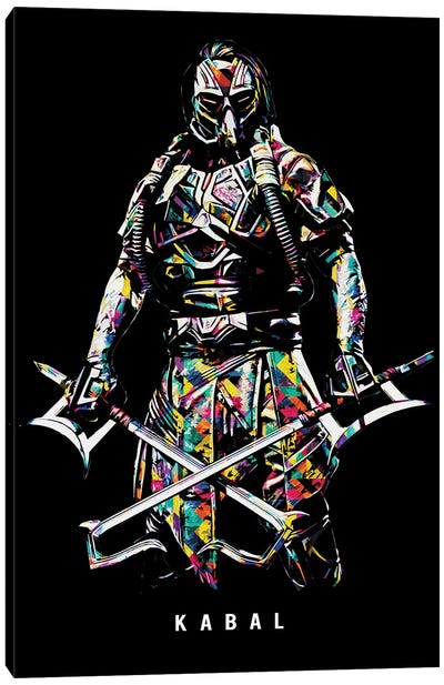 Kabal Canvas Art Print - Mortal Kombat