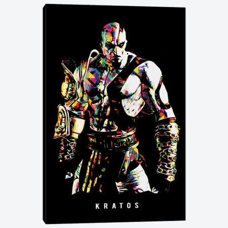 Kratos II Canvas Print #DUR652} by Durro Art Canvas Art