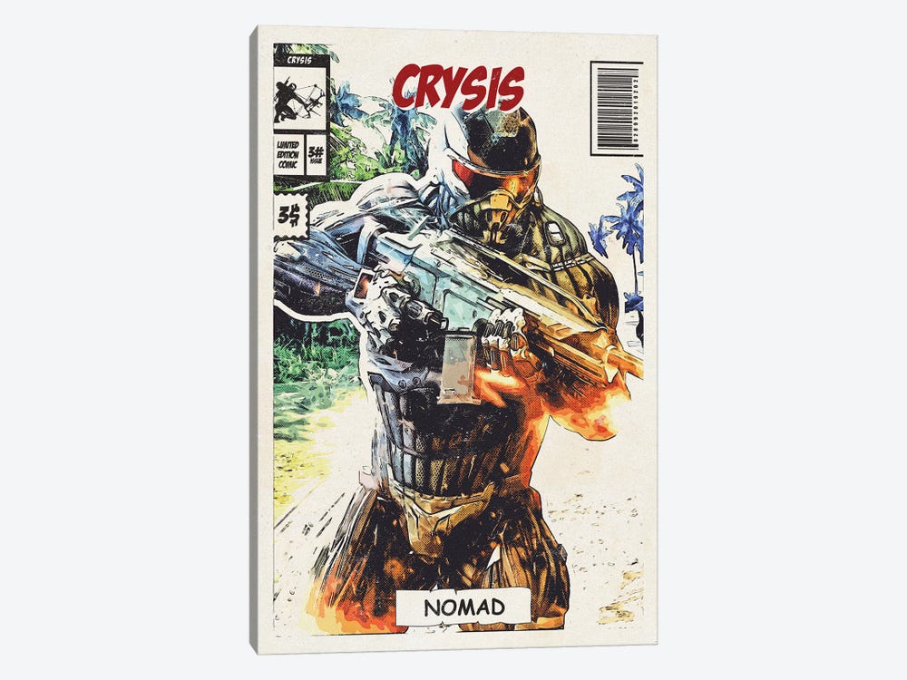 Crysis Comic by Durro Art 1-piece Canvas Wall Art
