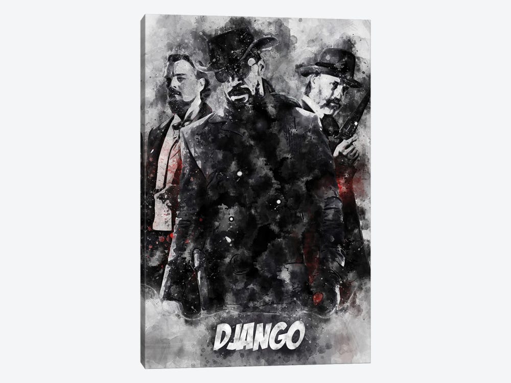 Django Watercolor II by Durro Art 1-piece Canvas Art