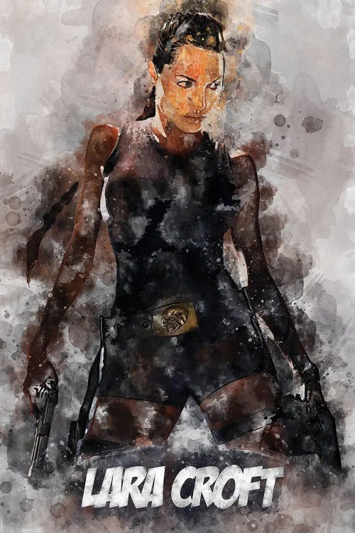 Lara Croft Watercolor II