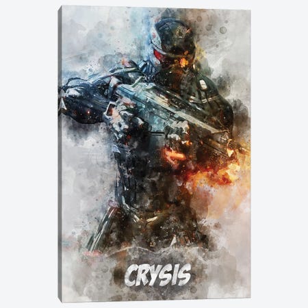 Crysis Watercolor II Canvas Print #DUR700} by Durro Art Canvas Art