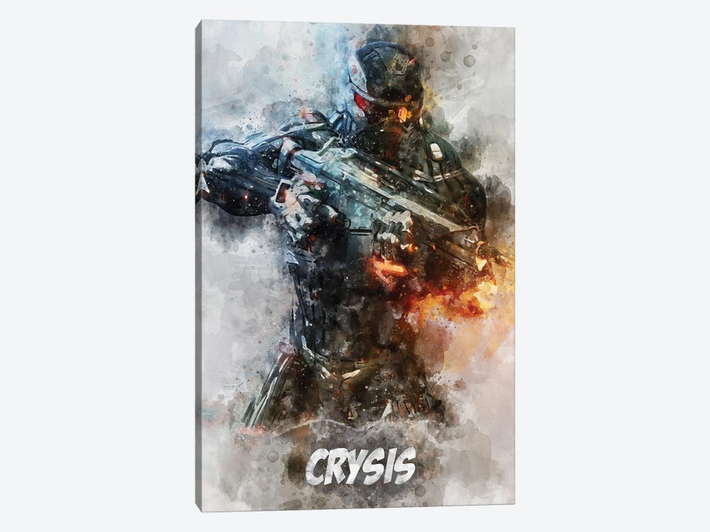 Crysis Watercolor II by Durro Art 1-piece Canvas Print